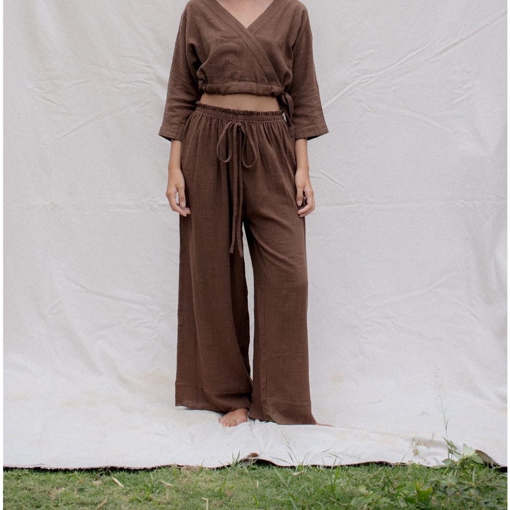 Indigo Luna- Flow Pants Chestnut Xs/s NWT